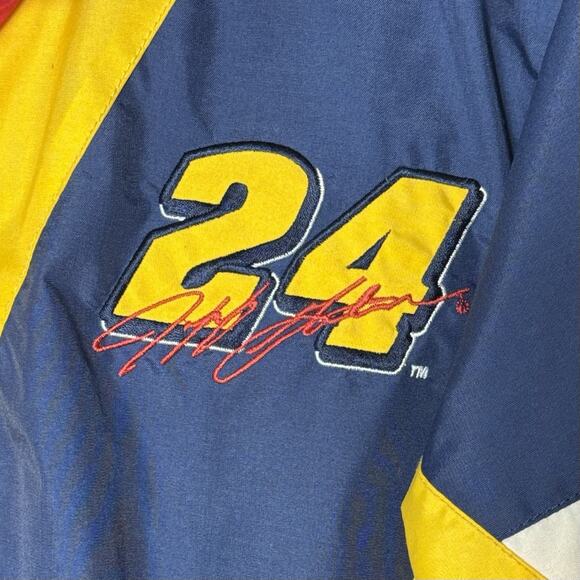 Jeff Gordon #24 NASCAR Jacket YOUTH 8/10 Competitors View Nylon Racing Vintage - Picture 4 of 10